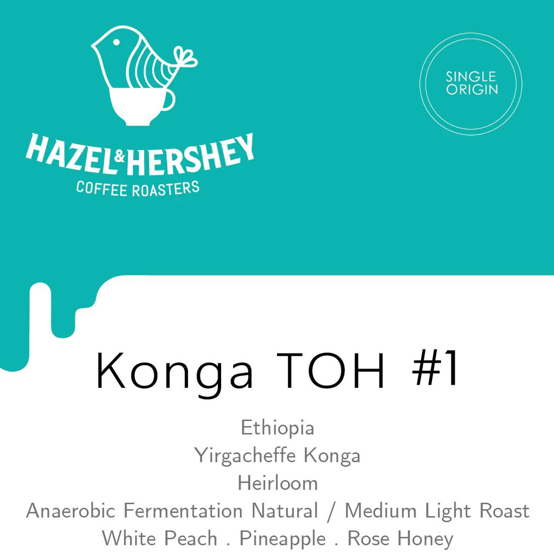 Ethiopia Konga TOH 1 Anaerobic Fermentation Natural - Specialty Coffee ...