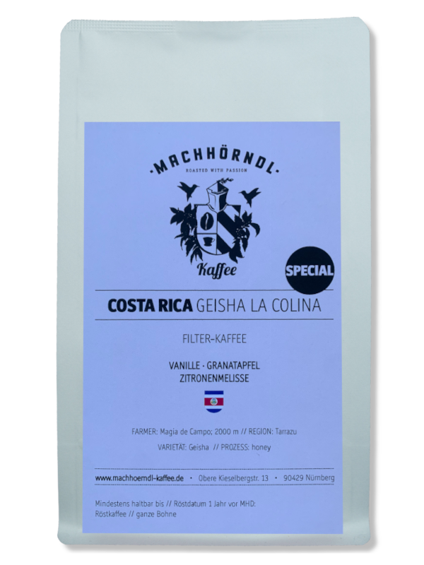 Costa Rica Geisha La Colina - specialty coffee beans | TheBeanGeek